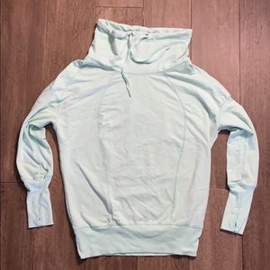 Zella teal sweatshirt with large neck